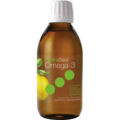 Nature's Way NutraSea Omega-3 Zesty Lemon Flavour (200ml) - Lifestyle Markets